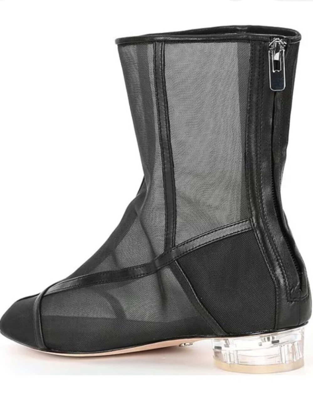 NWOB $129 Antonio Melani x Elizabeth Damrich Femme Cage Mesh Booties Black Sz 10 - Picture 5 of 7